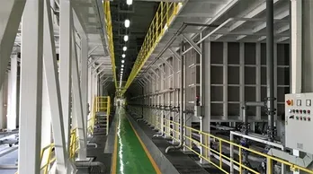 Первый уровень системы предварительной обработки и нанесения электронного покрытия