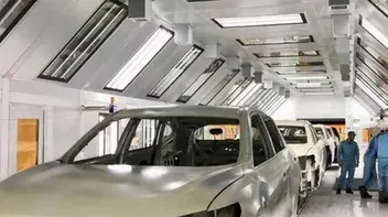 Зоны шлифовки электроокрашенных поверхностей и автономной шлифовки