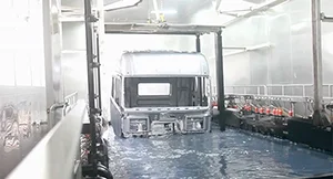 Линия покраски строительной техники