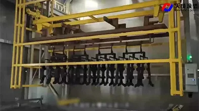 Сушка и отверждение покрытий деталей шасси