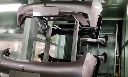 Нанесение цветного покрытия, нанесение лакового покрытия и его отверждение
