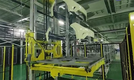 Перенос деталей со второго этажа на первый для разгрузки 